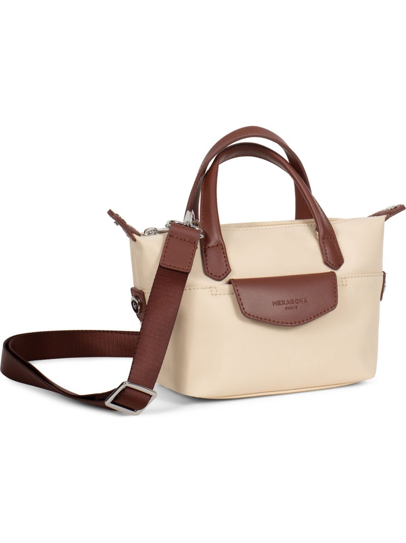 Sac cabas porté main  Mini POP Beige - Kiabi