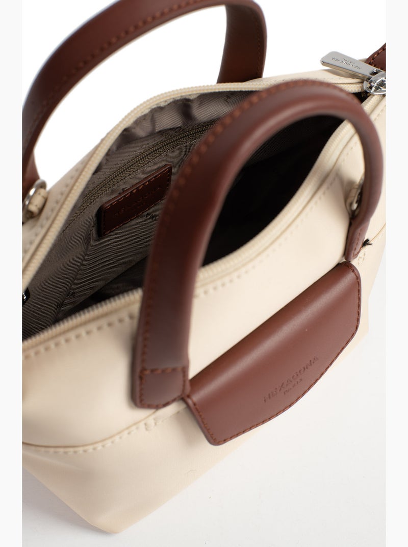 Sac cabas porté main  Mini POP Beige - Kiabi