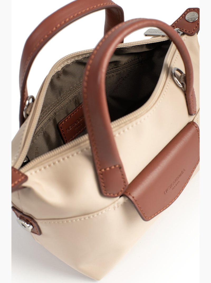 Sac cabas porté main  Mini POP Beige sable - Kiabi