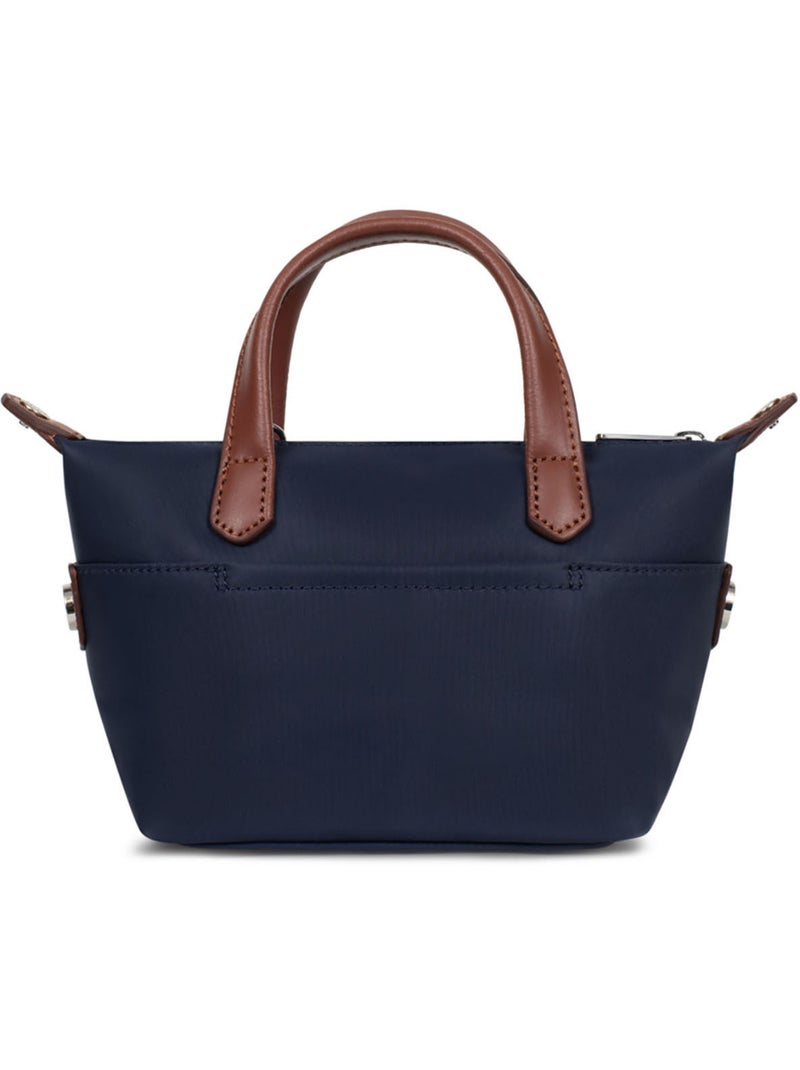 Sac cabas porté main  Mini POP Bleu marine - Kiabi