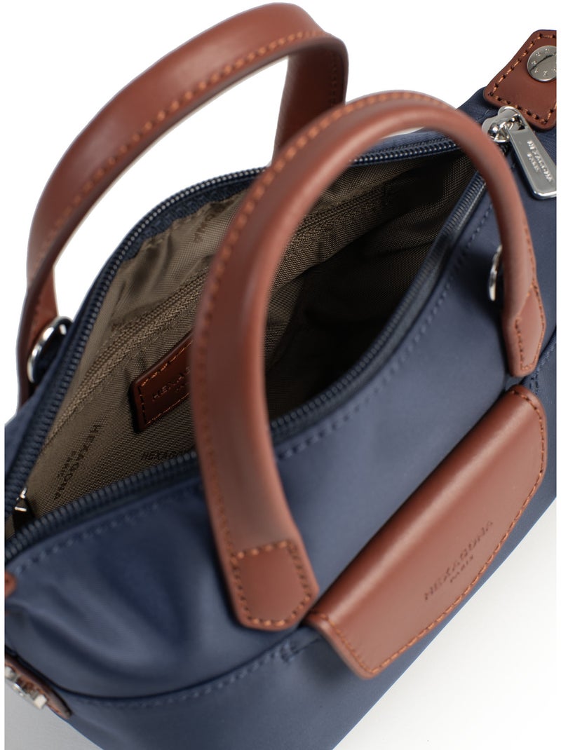 Sac cabas porté main  Mini POP Bleu marine - Kiabi