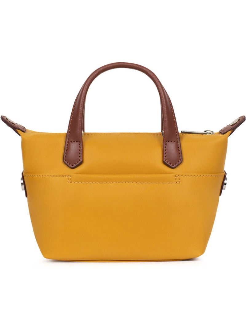 Sac cabas porté main  Mini POP Jaune - Kiabi