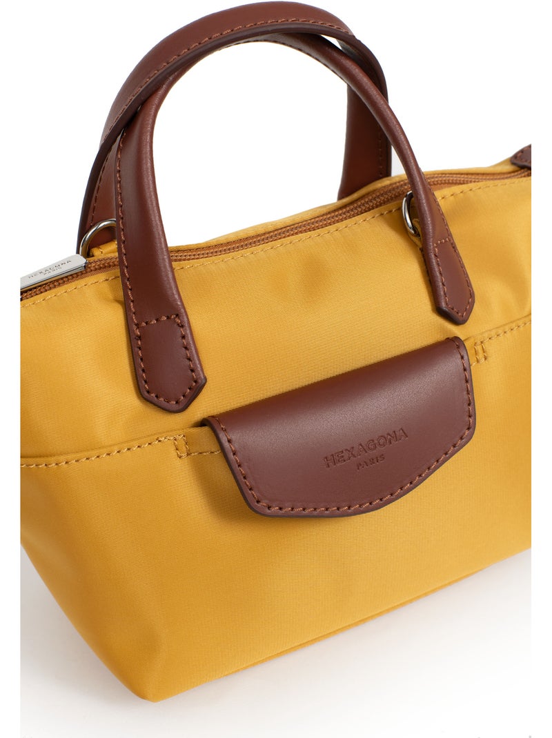 Sac cabas porté main  Mini POP Jaune - Kiabi