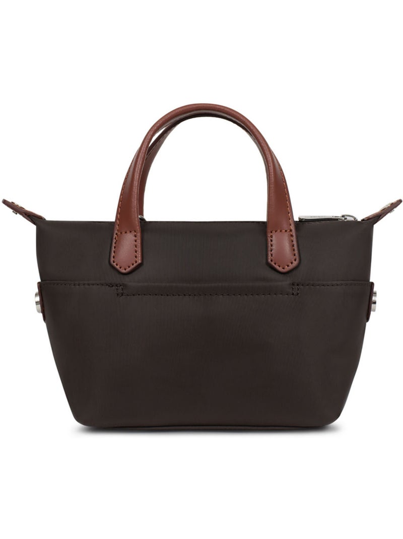 Sac cabas porté main  Mini POP Marron foncé - Kiabi
