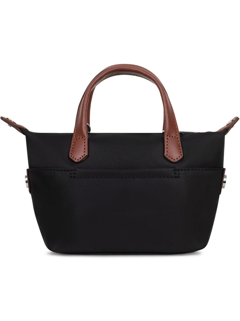 Sac cabas porté main  Mini POP Noir Marron - Kiabi