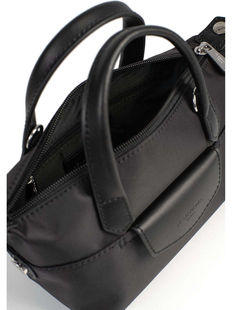 Sac cabas porté main  Mini POP Noir - Kiabi