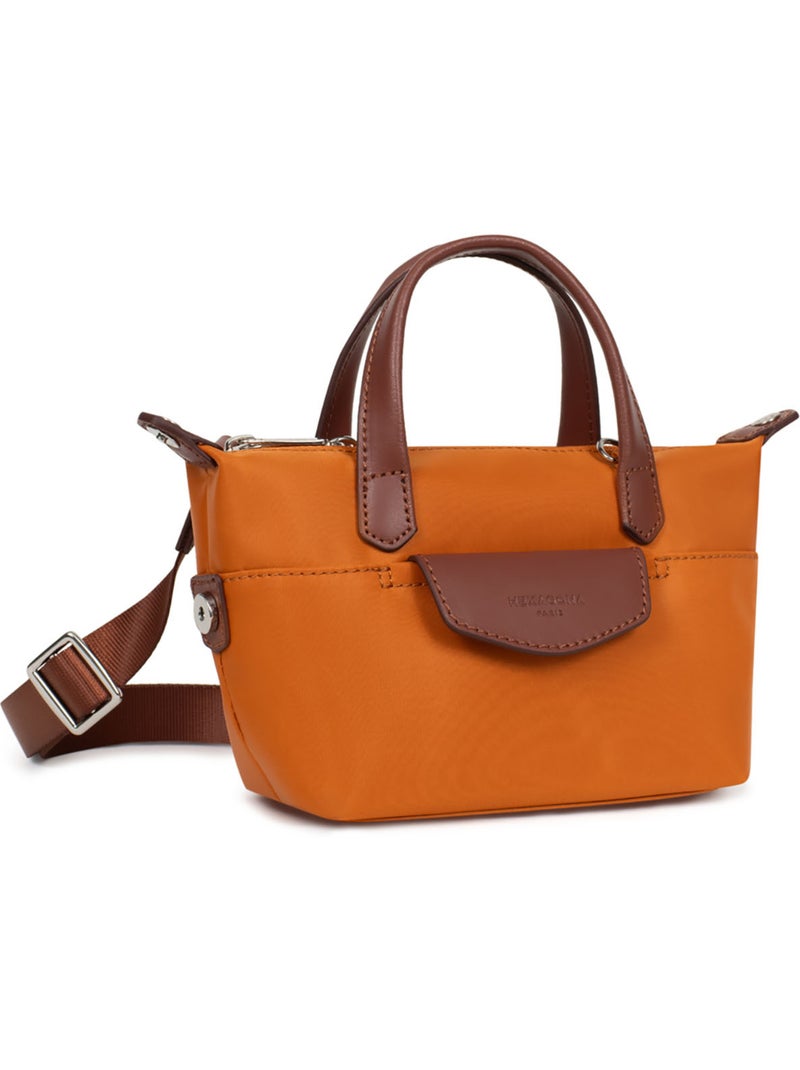 Sac cabas porté main  Mini POP Orange - Kiabi