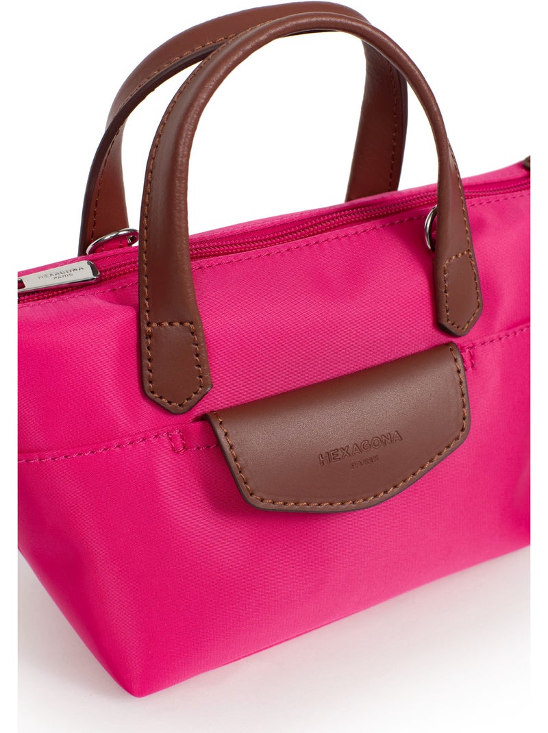 Sac cabas porté main  Mini POP Rose fushia - Kiabi