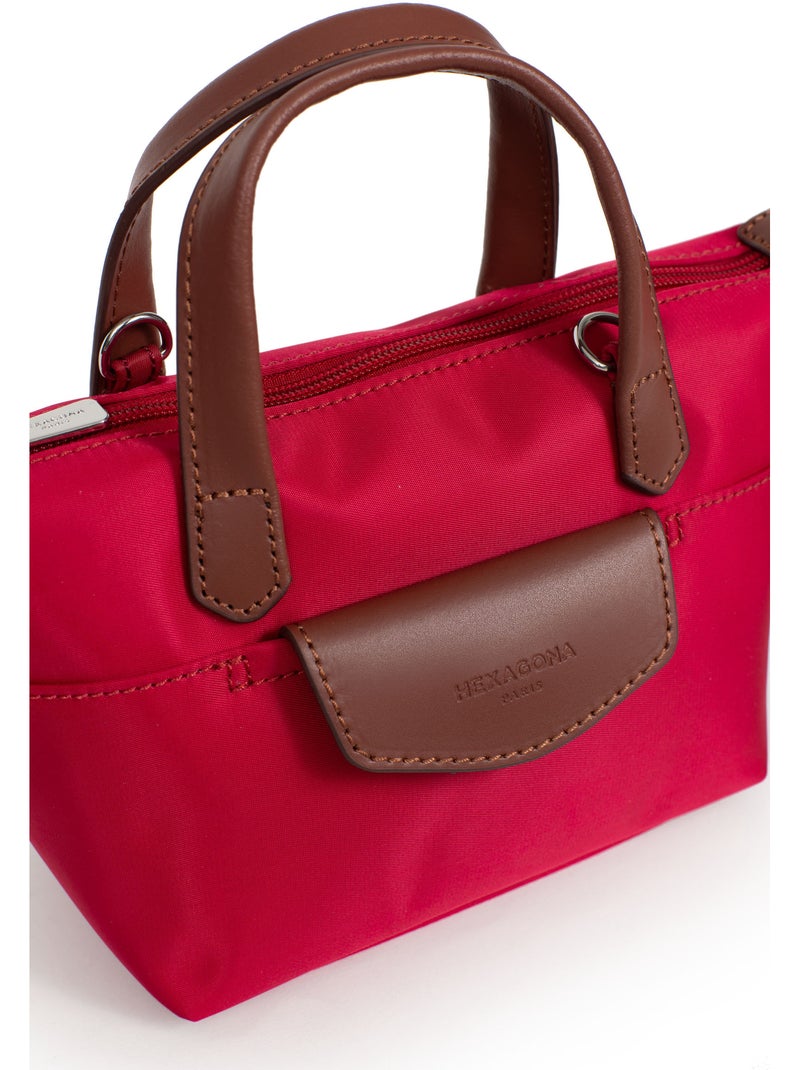 Sac cabas porté main  Mini POP Rouge foncé - Kiabi