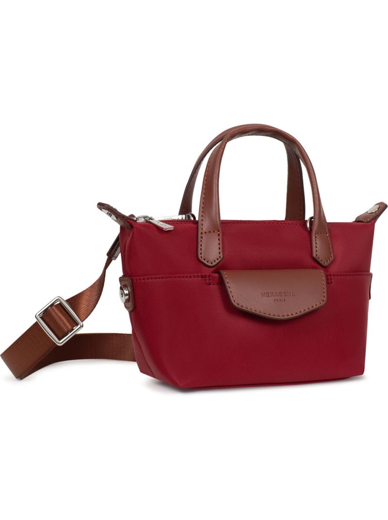 Sac cabas porté main  Mini POP Rouge - Kiabi