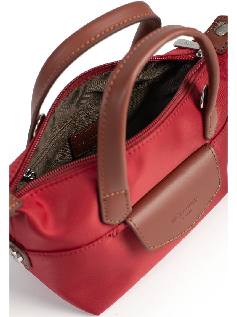 Sac cabas porté main  Mini POP Rouge - Kiabi