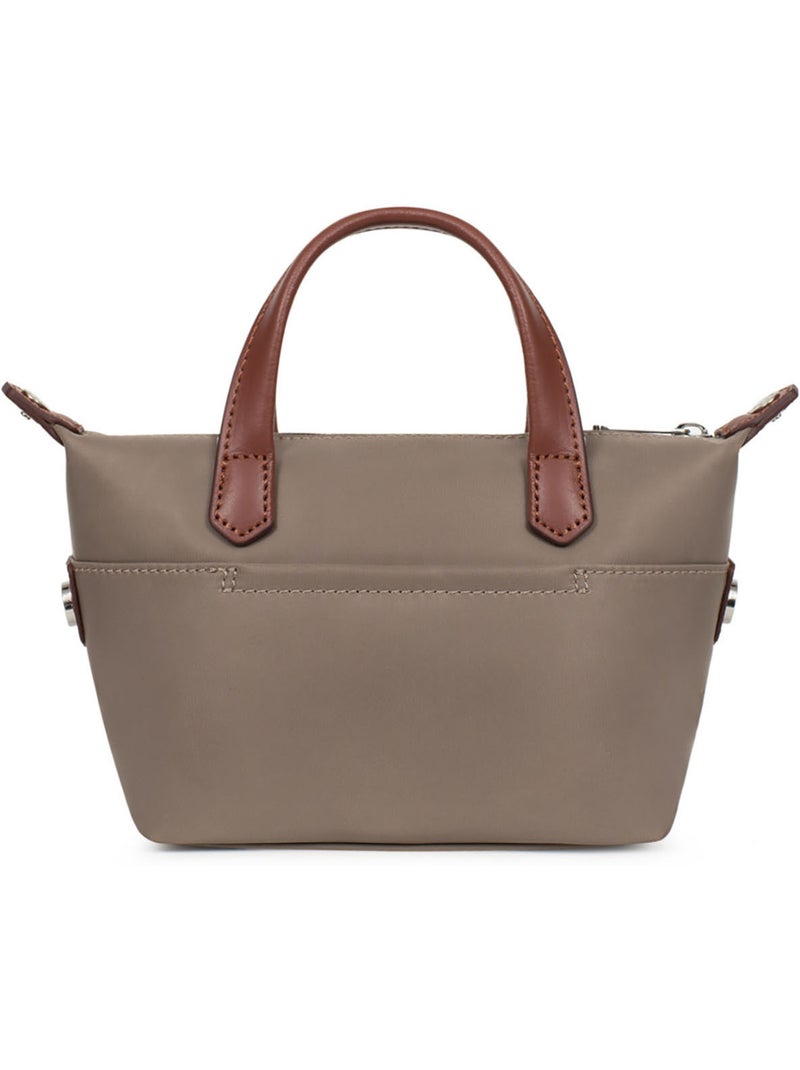 Sac cabas porté main  Mini POP Taupe - Kiabi