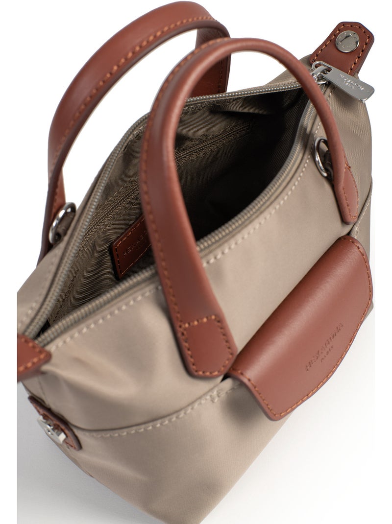 Sac cabas porté main  Mini POP Taupe - Kiabi