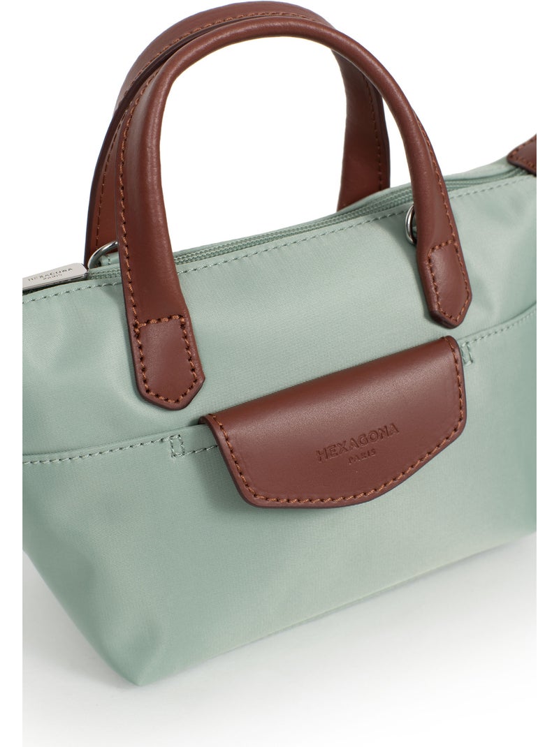 Sac cabas porté main  Mini POP Vert clair - Kiabi