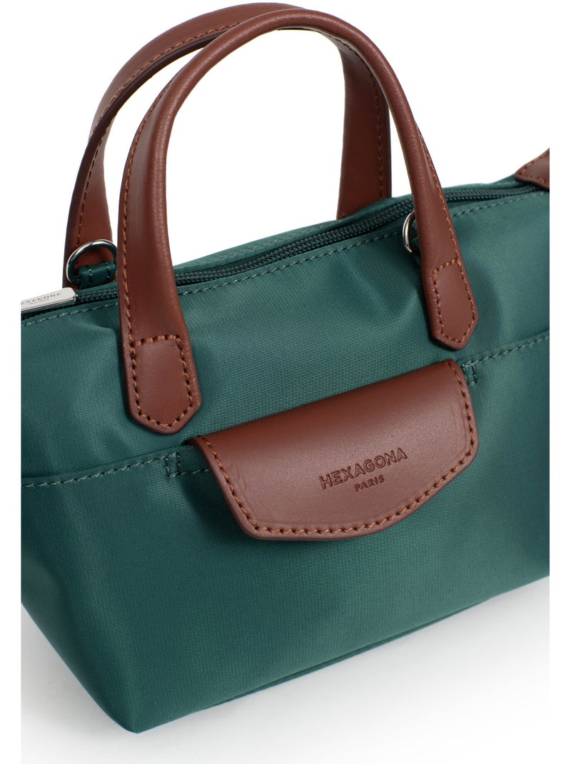 Sac cabas porté main  Mini POP Vert émeraude - Kiabi