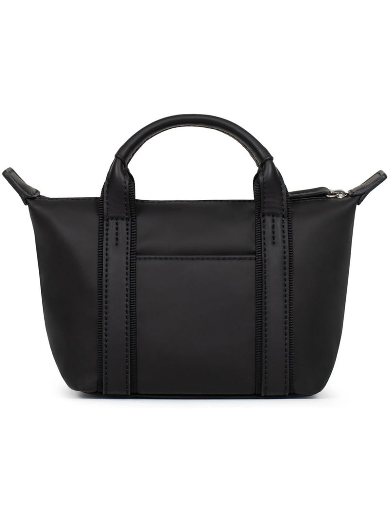 Sac cabas porté main  Mini TARA Noir - Kiabi