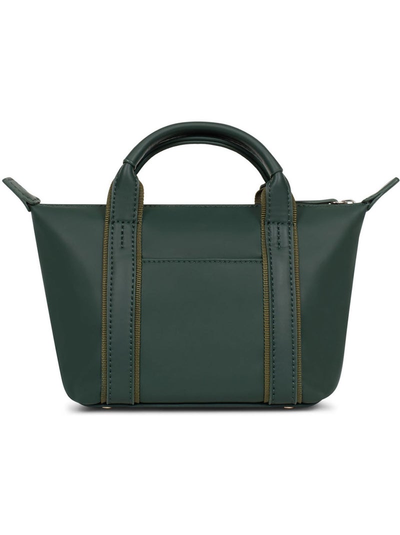 Sac cabas porté main  Mini TARA Vert sapin - Kiabi