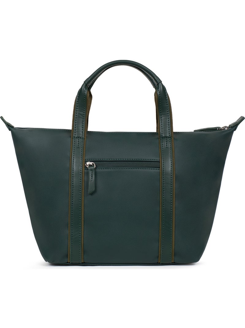 Sac cabas porté main  Moyen JOYCE Vert sapin - Kiabi