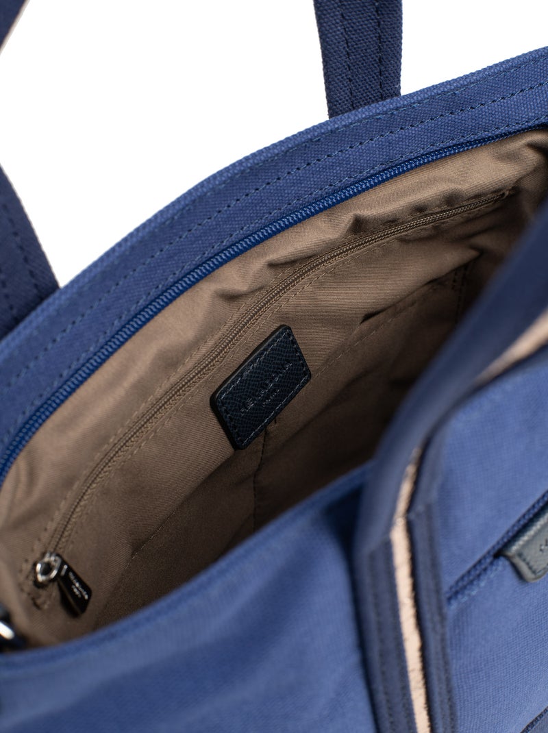 Sac cabas porté main  Moyen KAYA Bleu marine - Kiabi