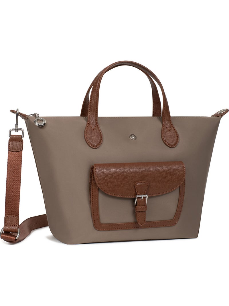 Sac cabas porté main  Moyen KIANA Taupe - Kiabi