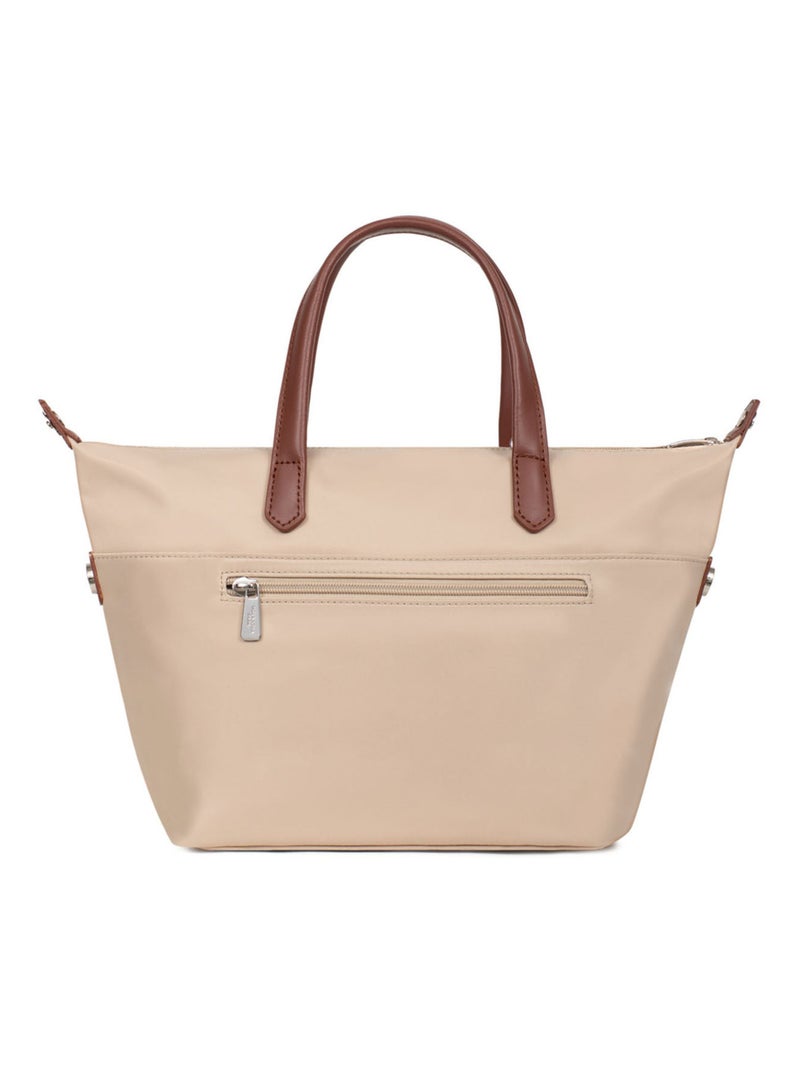 Sac cabas porté main  Moyen POP Beige sable - Kiabi
