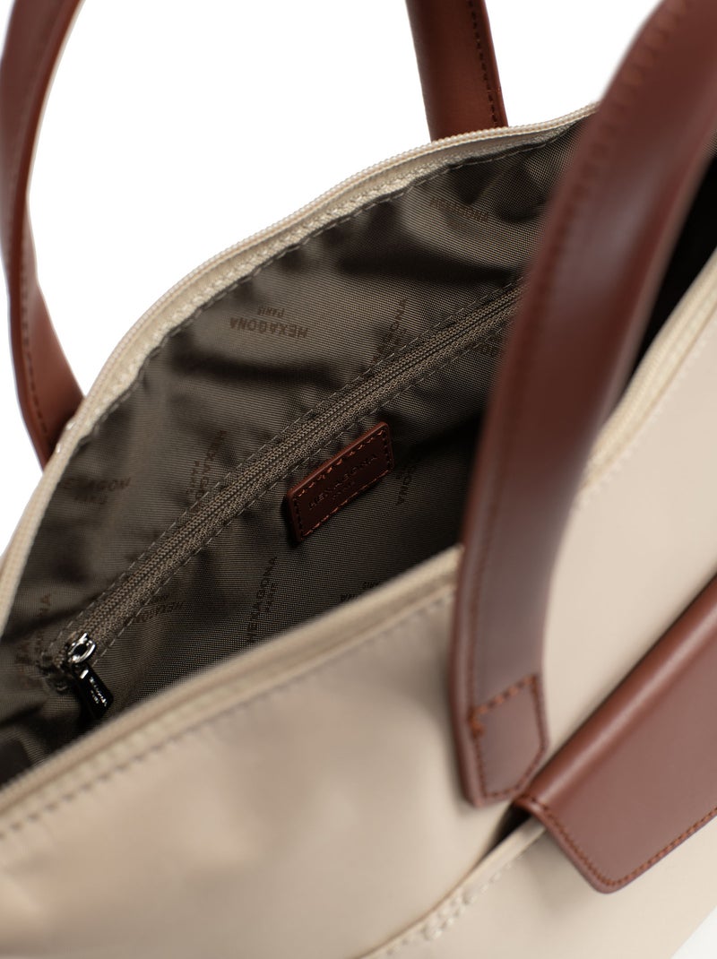 Sac cabas porté main  Moyen POP Beige sable - Kiabi