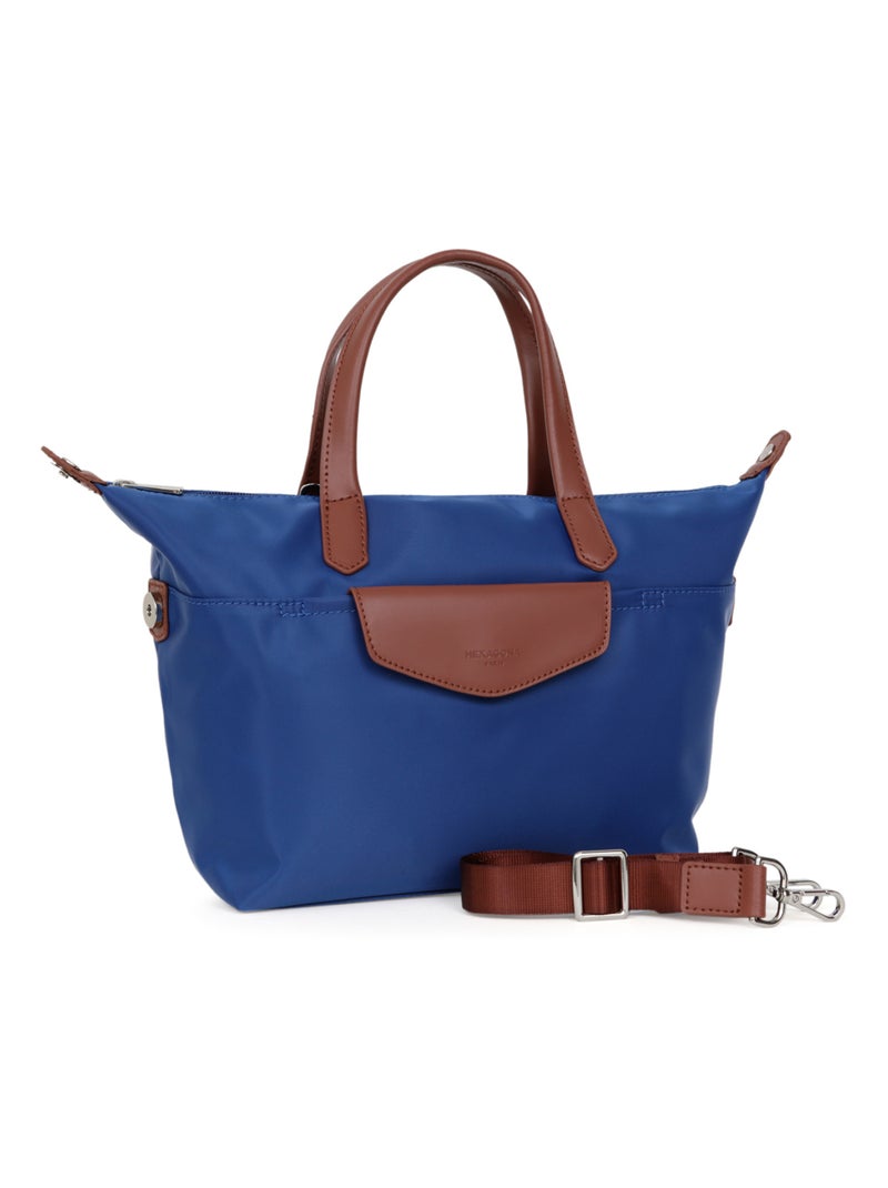 Sac cabas porté main  Moyen POP Bleu azur - Kiabi