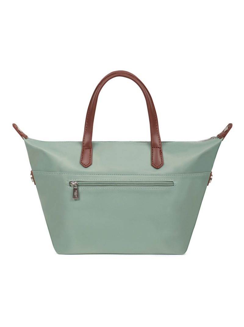 Sac cabas porté main  Moyen POP Vert clair - Kiabi