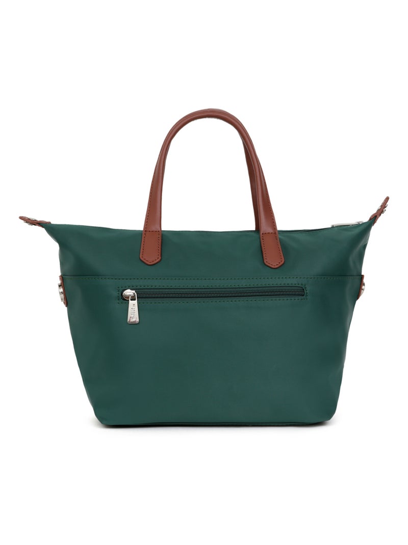 Sac cabas porté main  Moyen POP Vert émeraude - Kiabi