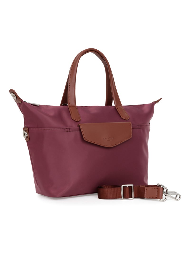 Sac cabas porté main  Moyen POP Violet prune - Kiabi
