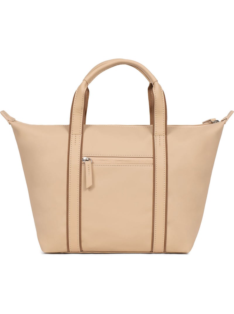 Sac cabas porté main  Moyen TARA Beige sable - Kiabi
