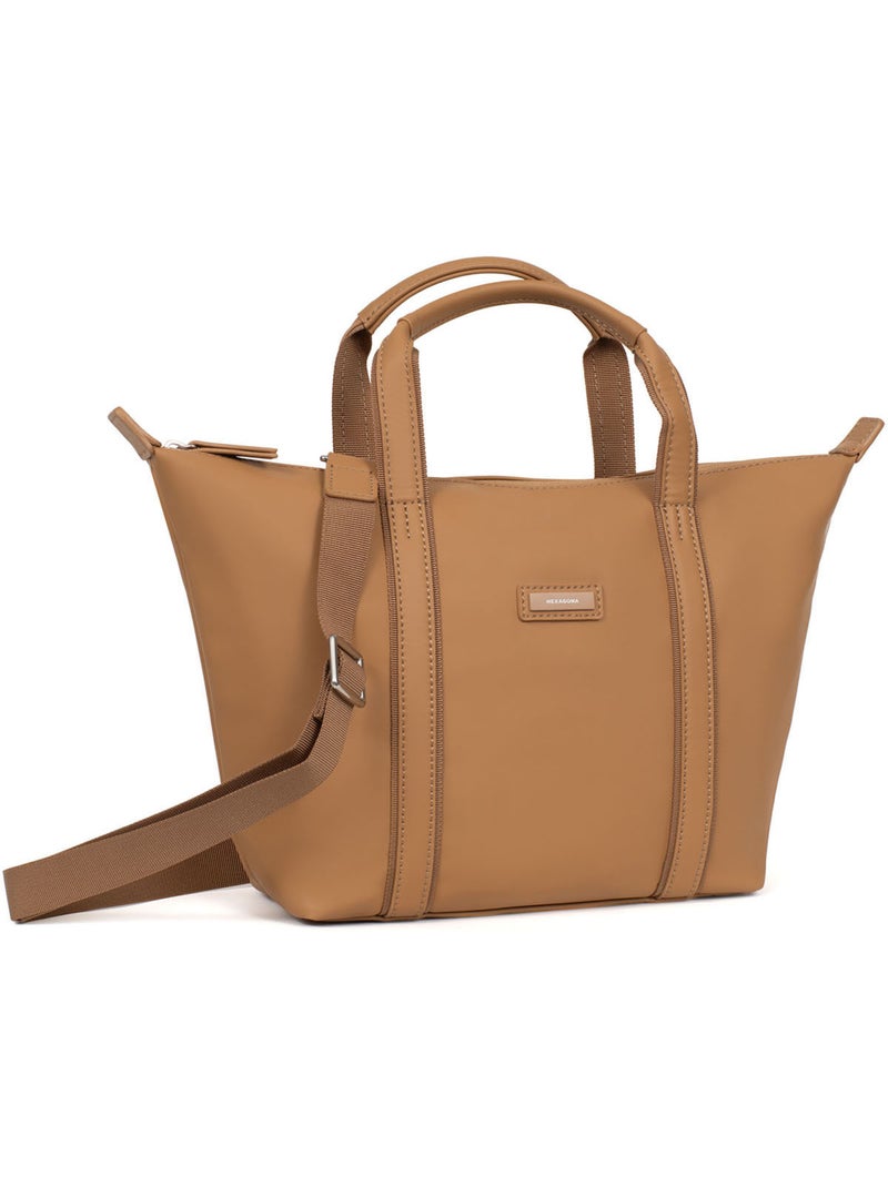 Sac cabas porté main  Moyen TARA Marron clair - Kiabi