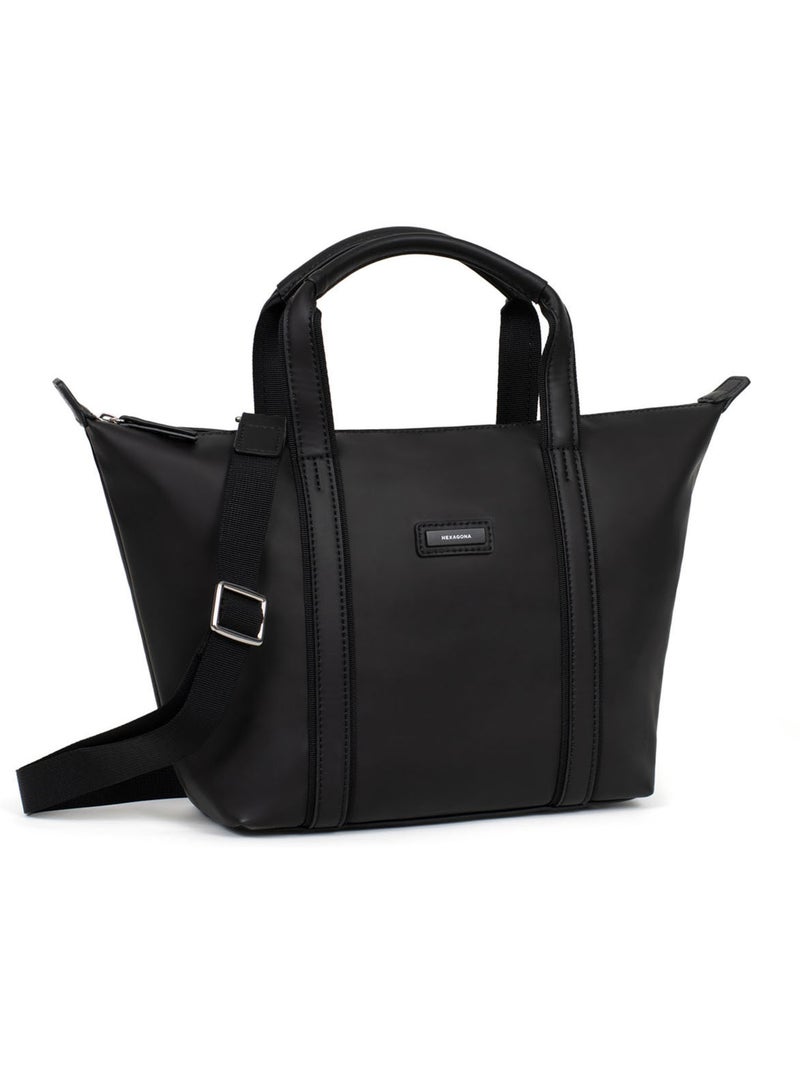 Sac cabas porté main  Moyen TARA Noir - Kiabi