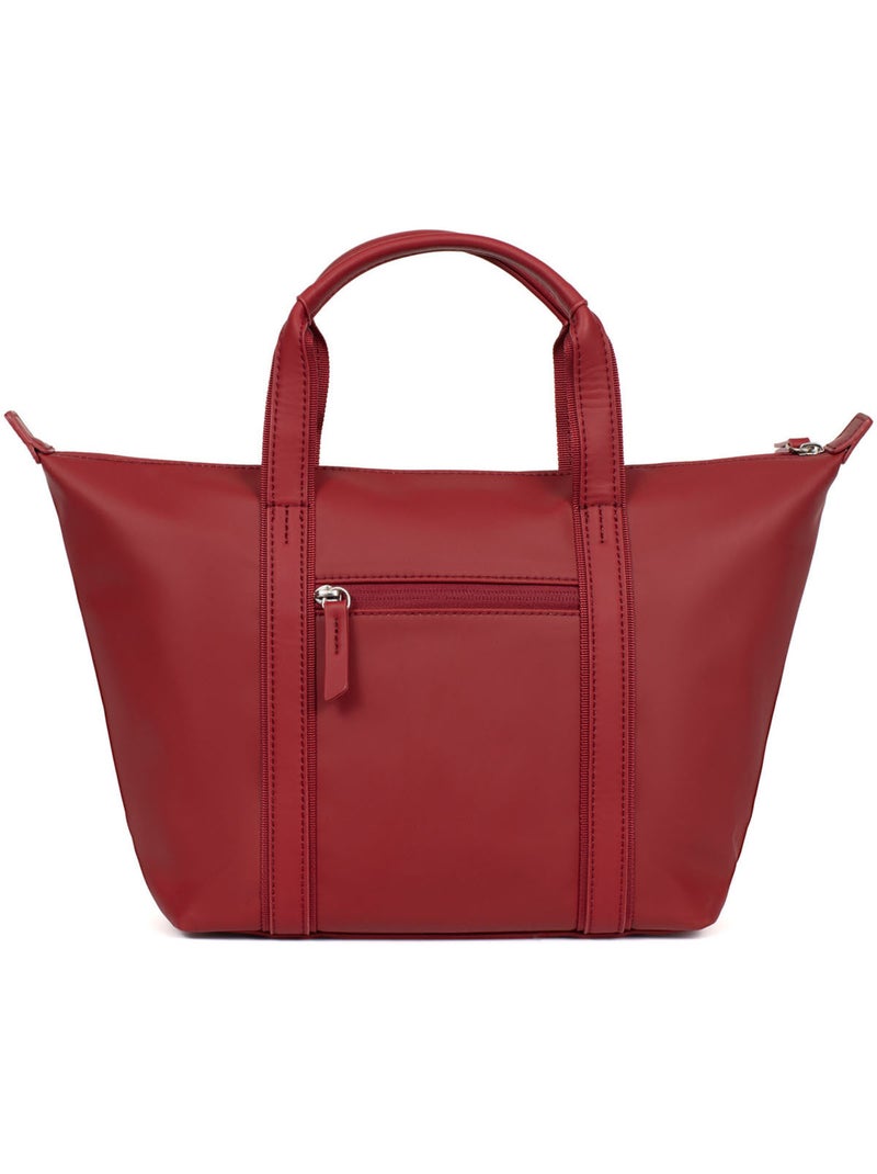 Sac cabas porté main  Moyen TARA Rouge foncé - Kiabi