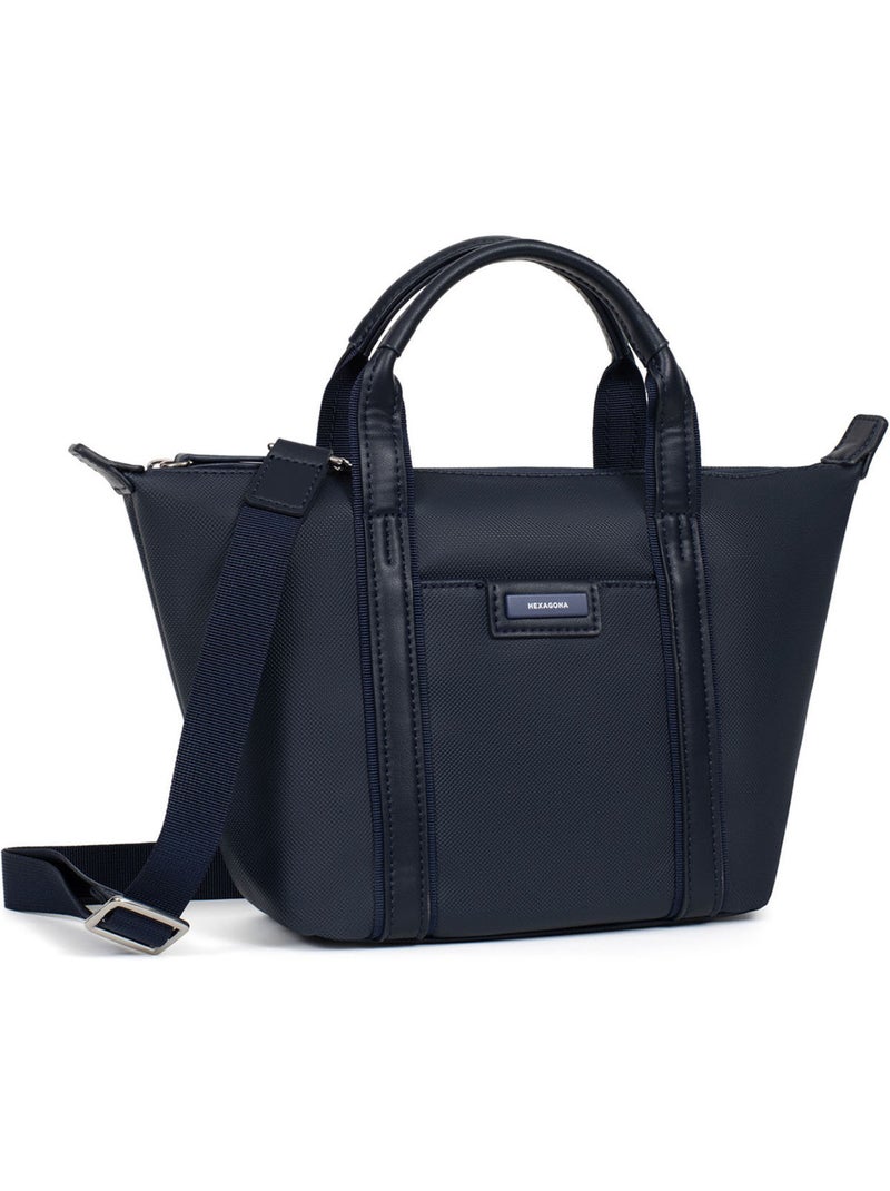 Sac cabas porté main  Petit JOYCE Bleu nuit - Kiabi