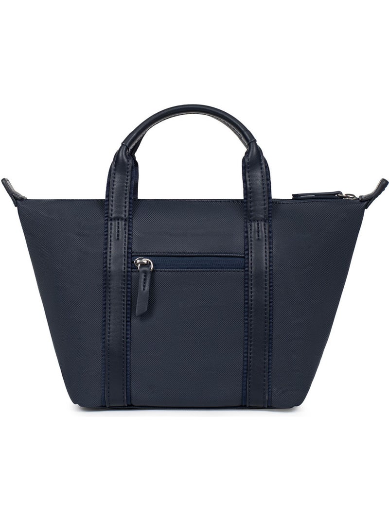 Sac cabas porté main  Petit JOYCE Bleu nuit - Kiabi
