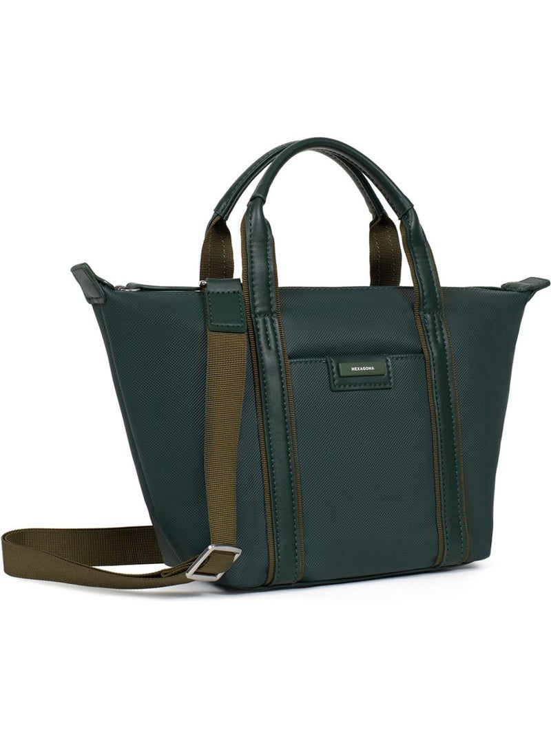 Sac cabas porté main  Petit JOYCE Vert sapin - Kiabi