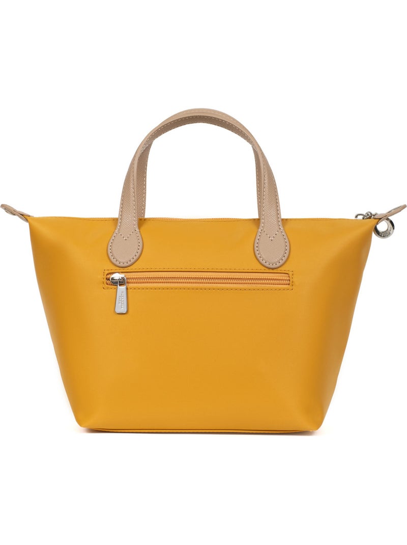 Sac cabas porté main  Petit KIANA Jaune - Kiabi