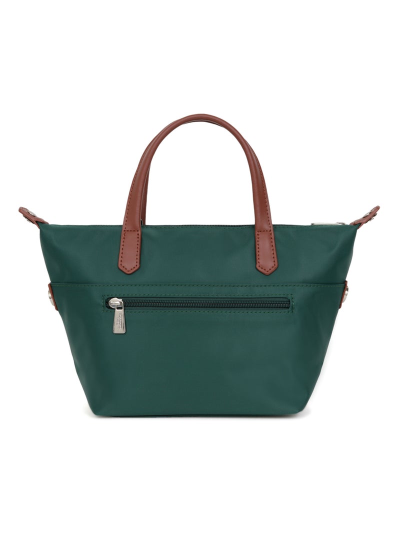 Sac cabas porté main  Petit POP Vert émeraude - Kiabi
