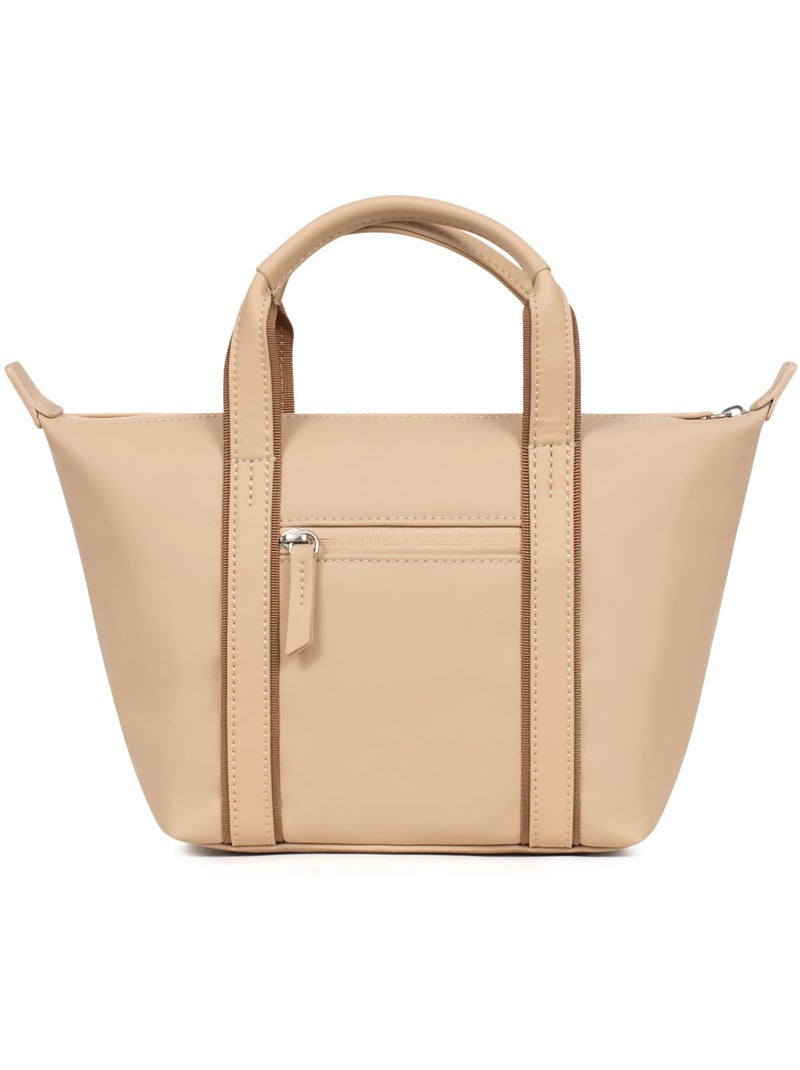 Sac cabas porté main  Petit TARA Beige sable - Kiabi