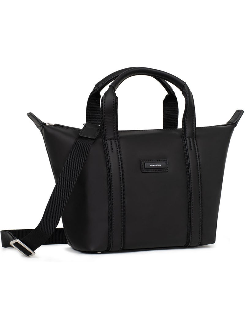 Sac cabas porté main  Petit TARA Noir - Kiabi