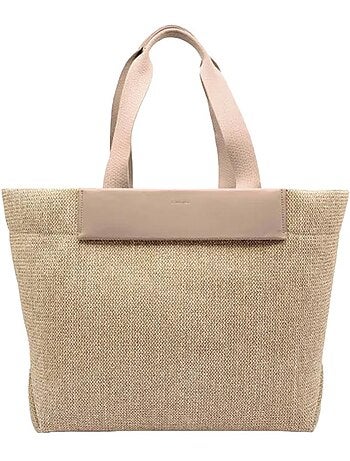 Sac cabas raphia femme calvin klein jeans