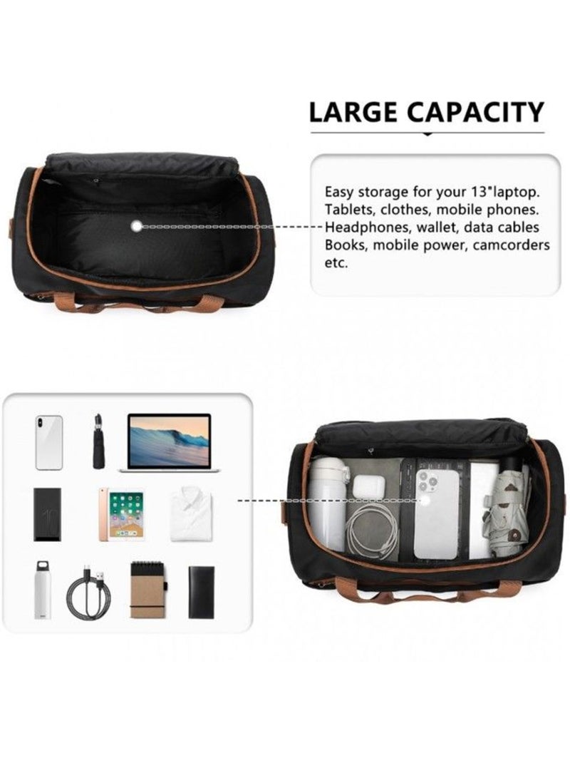 Sac cabine - 40x20x25 cm, semi-rigide - kono Noir - Kiabi