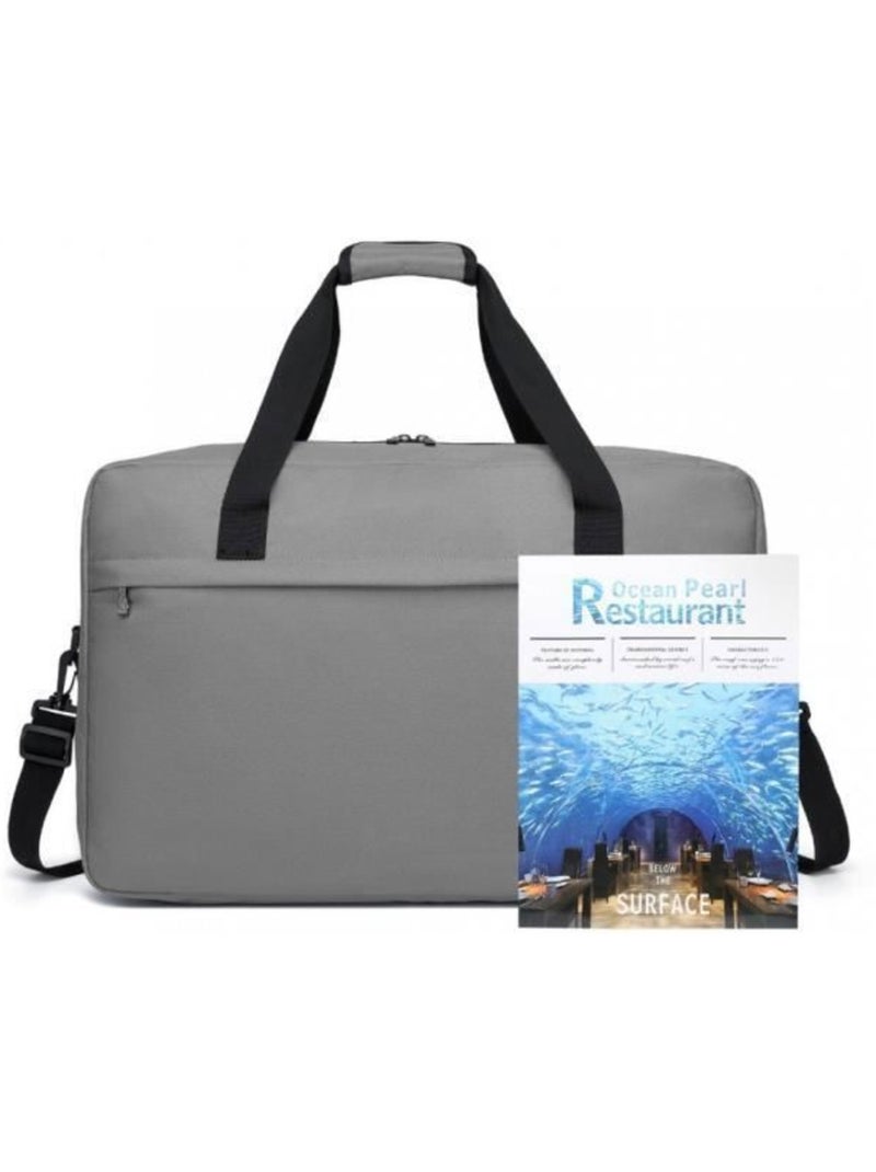 Sac cabine - 55x35x25 cm, souple - kono Gris - Kiabi