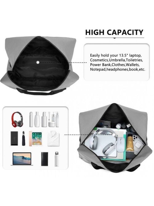 Sac cabine - 55x35x25 cm, souple - kono - Kiabi Sac cabine - 55x35x25 cm, souple - kono - Kiabi