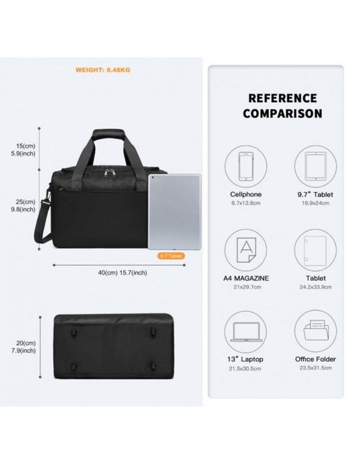 Sac cabine 40x20x25 cm 20 l housse imperméable - kono - Kiabi Sac cabine 40x20x25 cm 20 l housse imperméable - kono - Kiabi