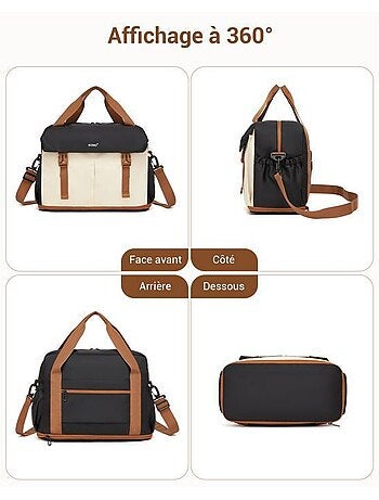 Sac cabine 40x30x20 cm compartiment chaussures - kono