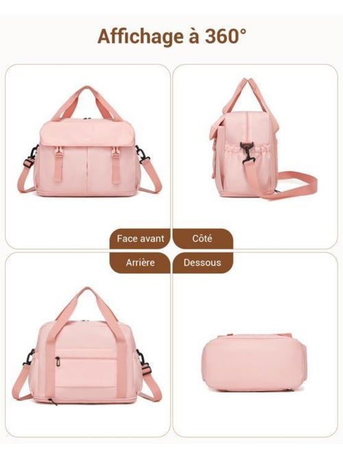 Sac cabine 40x30x20 cm compartiment chaussures - kono - Kiabi Sac cabine 40x30x20 cm compartiment chaussures - kono - Kiabi