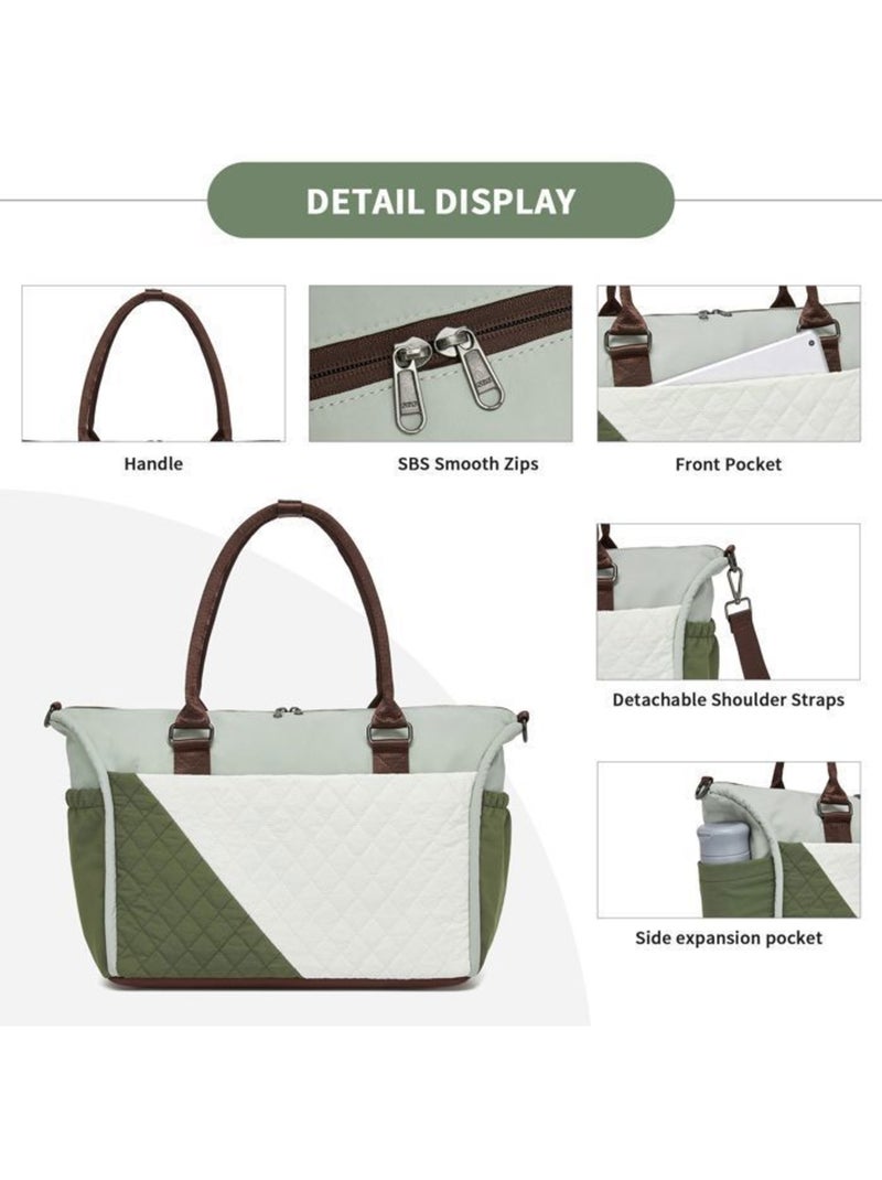 Sac cabine matelassé 40x30x20 cm imperméable - miss lulu Vert - Kiabi
