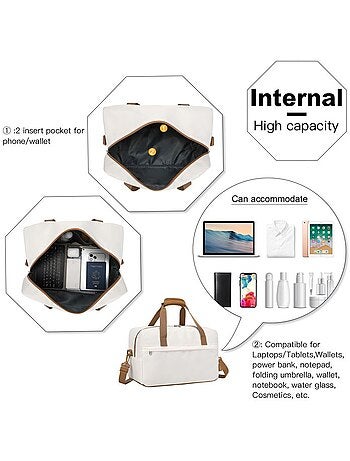 Sac cabine pliable 40x20x25 cm 20 l léger 370 g - kono